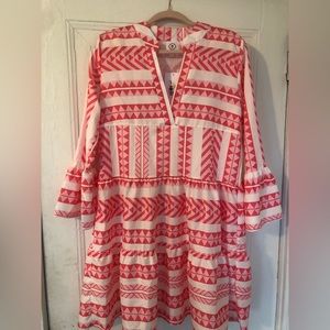 Arthur Jane Claire Piper Tiered Midi Dress